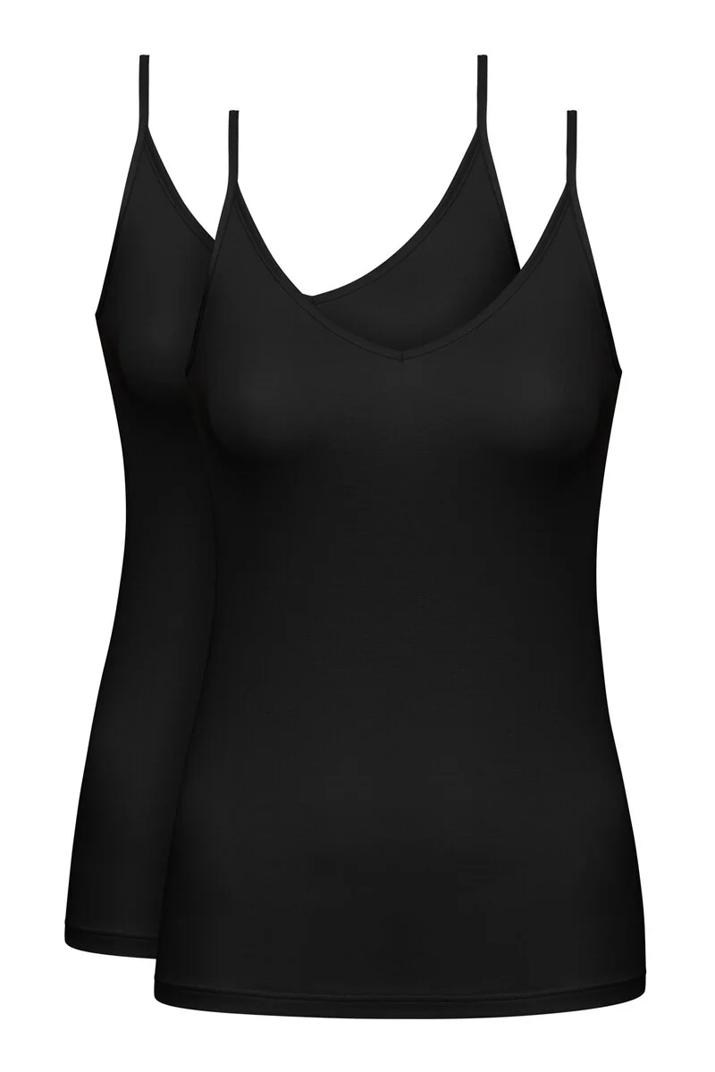 Dubbelpak Pure Sense top 55413 3 schwarz