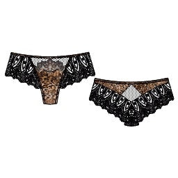 Lise Charmel Shorty Ambre Panthere Lise Charmel ACH1479 zwart