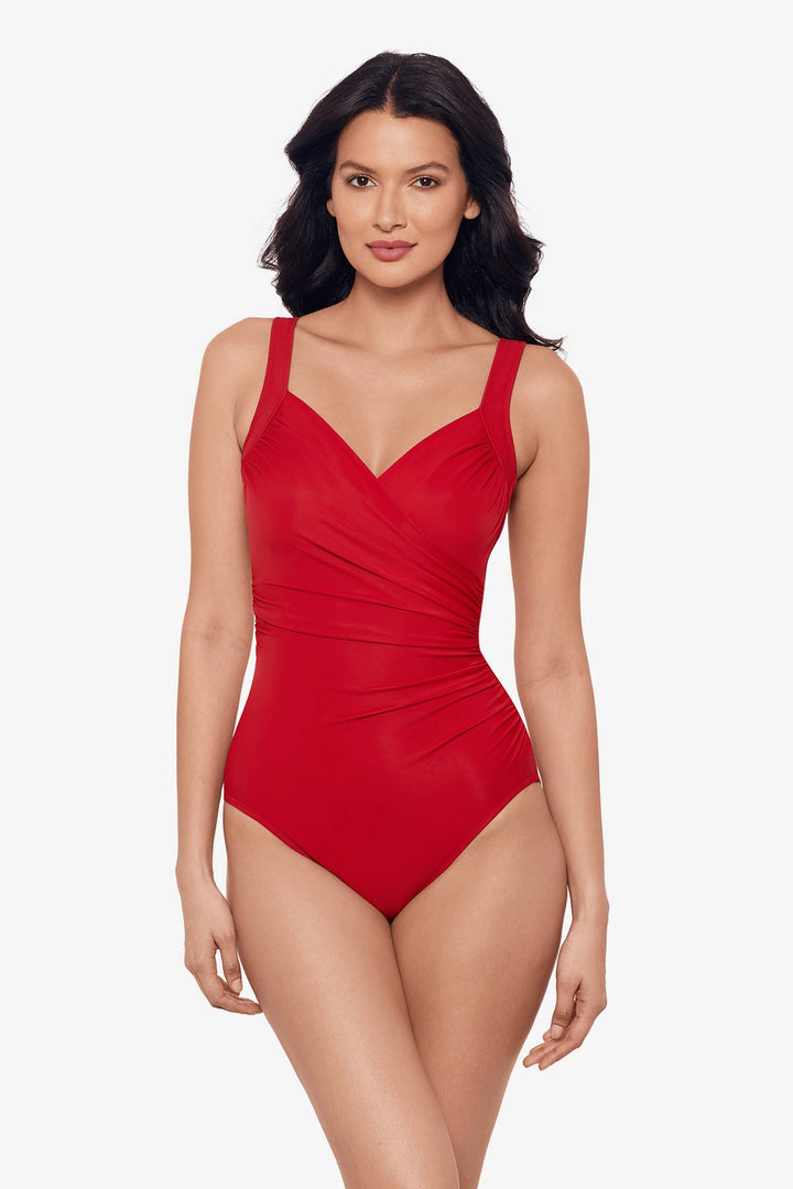 Miracle Suit Sanibel Miraclesuit 6516663 Cayenne red