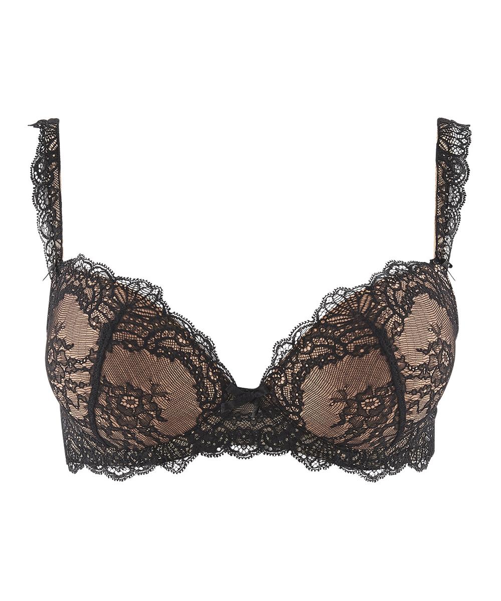 Aubade Danse des Sens bh push up Aubade OG08 Zwart zwart