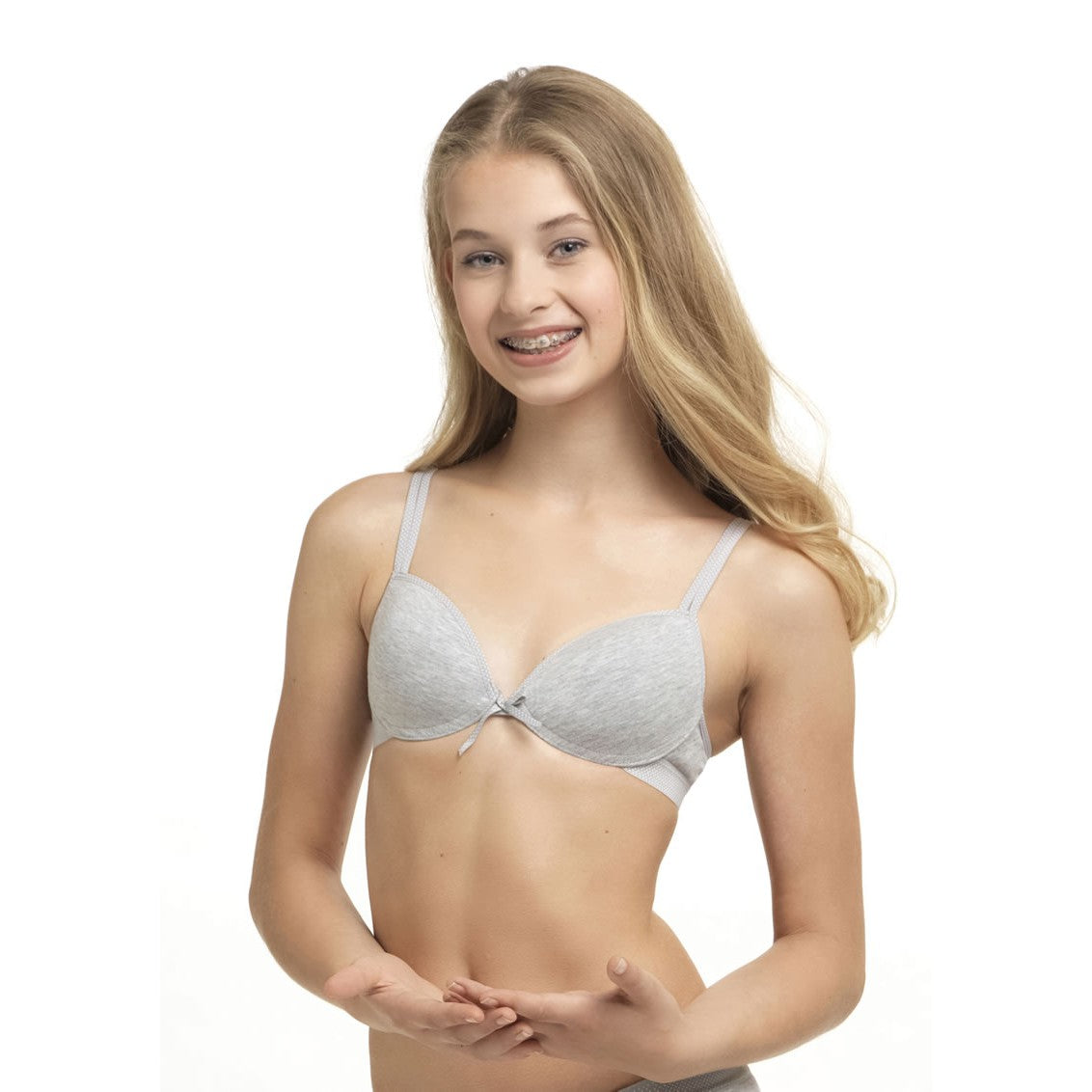 Boobs en Bloomers bh zonder beugel B & B 7.0040 grijs grijs