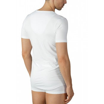 Crew-Neck Slim Fit 46092 101 weiss