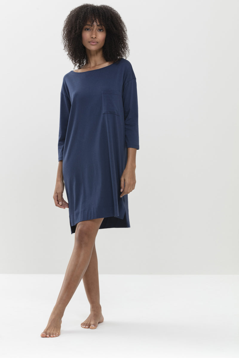 ** Liah Bigshirt 3/4 sleeve 16111 233 new blue