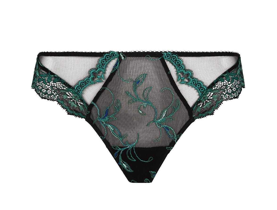 Lise Charmel Secrete Emeraude Slip luxe Lise Charmel ACH0730 Groen print