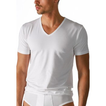V-Neck 46007 101 weiss