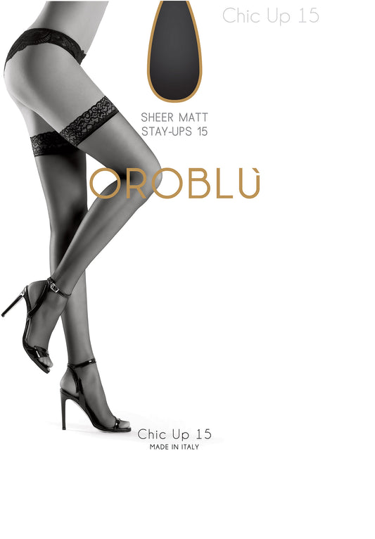 Oroblu Bas chic up 15 OR1101500 nearly black
